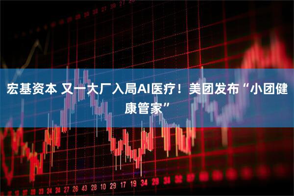 宏基资本 又一大厂入局AI医疗！美团发布“小团健康管家”